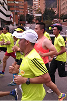 En ejercicios de larga duración como la maratón